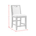 Elodie Counter Chair with Grey Fabric in Charcoal (2 Per Carton) - Tony’s Furniture Store & Linen (GA) - Multi Location