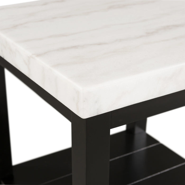 Marcello w/ White Top - End table - Tony’s Furniture Store & Linen (GA) - Multi Location