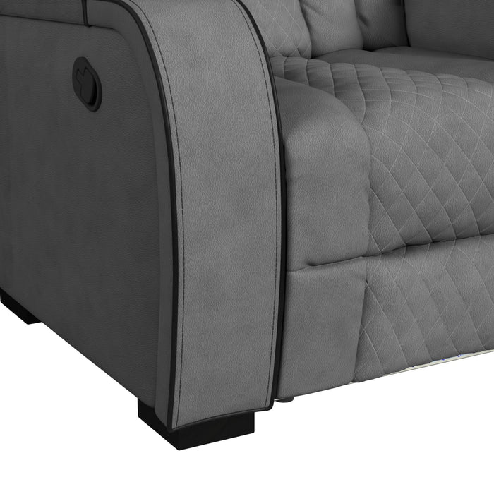 Blitz Motion Recliner with LED - Tony’s Furniture Store & Linen (GA) - Multi Location