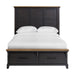 Montrose Storage Bed in Espresso & Brown - Tony’s Furniture Store & Linen (GA) - Multi Location