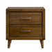 Malibu 2-Drawer Nightstand in Walnut - Tony’s Furniture Store & Linen (GA) - Multi Location