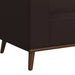 Destiny Sofa with Wood Front in Pebble Brown - Tony’s Furniture Store & Linen (GA) - Multi Location