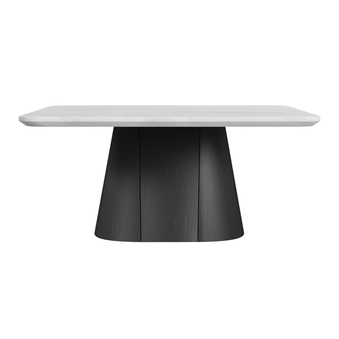 Edison Coffee Table in White and Black - Tony’s Furniture Store & Linen (GA) - Multi Location