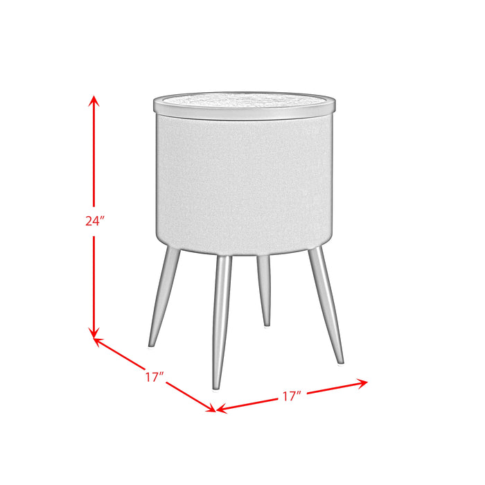 Halo Smart End Table in Black - Tony’s Furniture Store & Linen (GA) - Multi Location