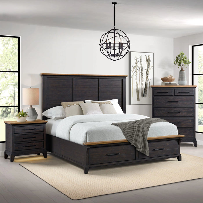Montrose Storage Bedroom Set in Espresso & Brown - Tony’s Furniture Store & Linen (GA) - Multi Location