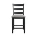 Martin Side Chair with Grey Fabric - Black Finish (2 Per Carton) - Tony’s Furniture Store & Linen (GA) - Multi Location