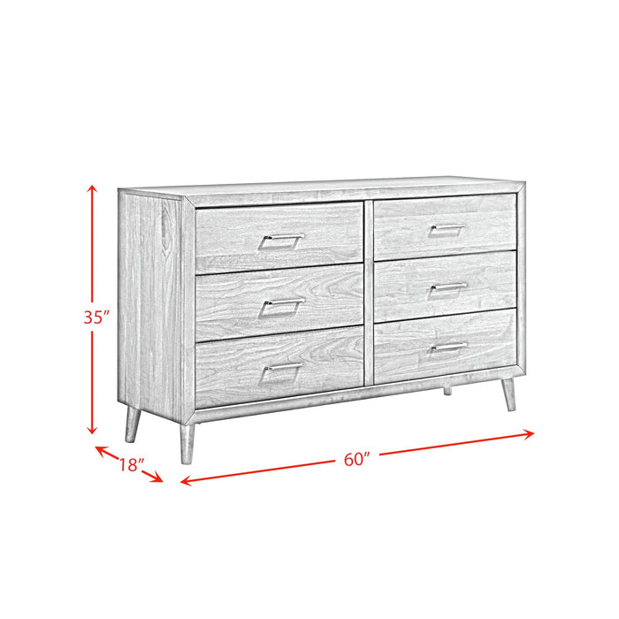 Malibu Bedroom Set with 2 Nightstands in Walnut - Tony’s Furniture Store & Linen (GA) - Multi Location