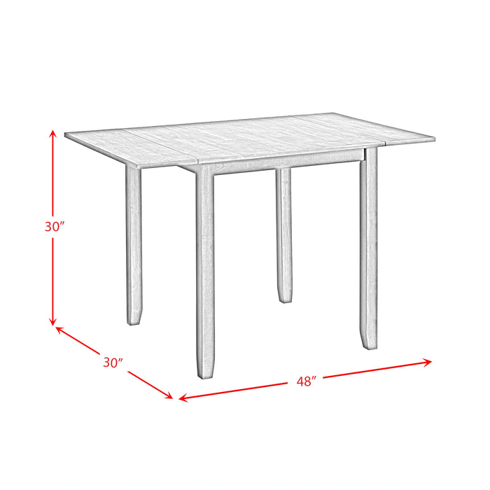 Alex 3PC Dining Set with Drop Leaf Table in Espresso - Tony’s Furniture Store & Linen (GA) - Multi Location