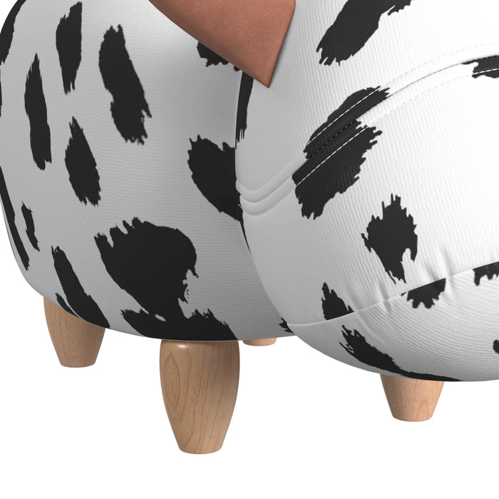 Cow Storage Stool in White and Black - Tony’s Furniture Store & Linen (GA) - Multi Location