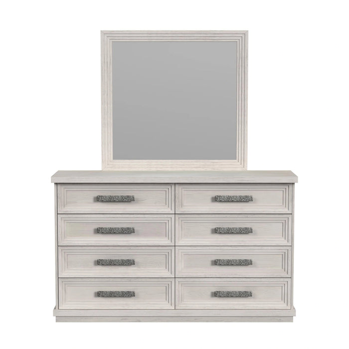 Avalanche Dresser and Mirror Set in Antique White - Tony’s Furniture Store & Linen (GA) - Multi Location