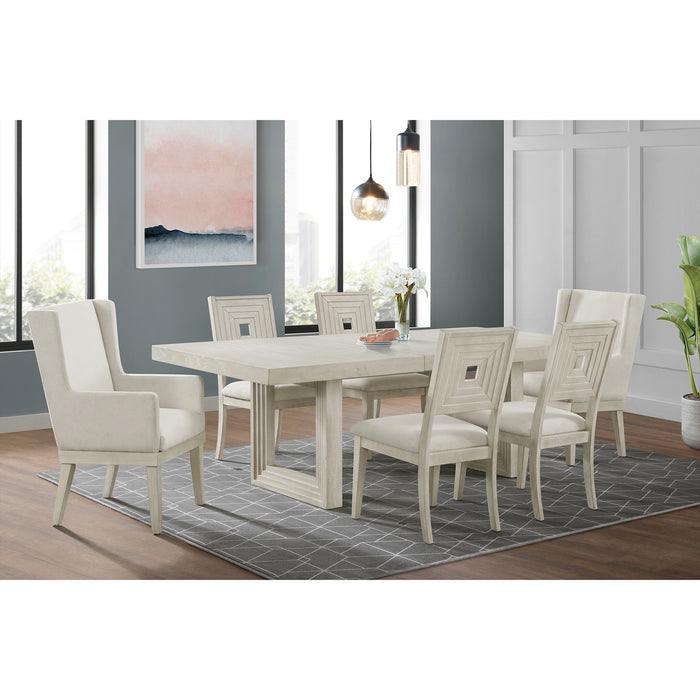 Avalanche Dining Arm Chair in Antique White (2 Per Carton) - Tony’s Furniture Store & Linen (GA) - Multi Location