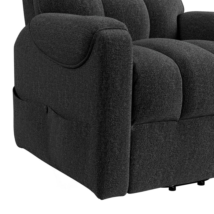 Desoto Power Lift Chair in Sahara Black - Tony’s Furniture Store & Linen (GA) - Multi Location