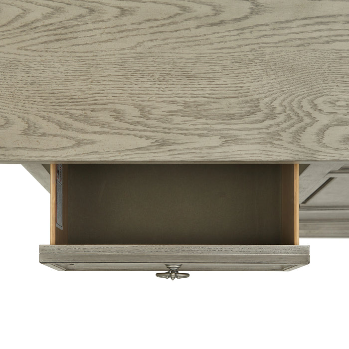 Whit-Ash Panel Bedroom Set with Door Chest in Light Grey - Tony’s Furniture Store & Linen (GA) - Multi Location
