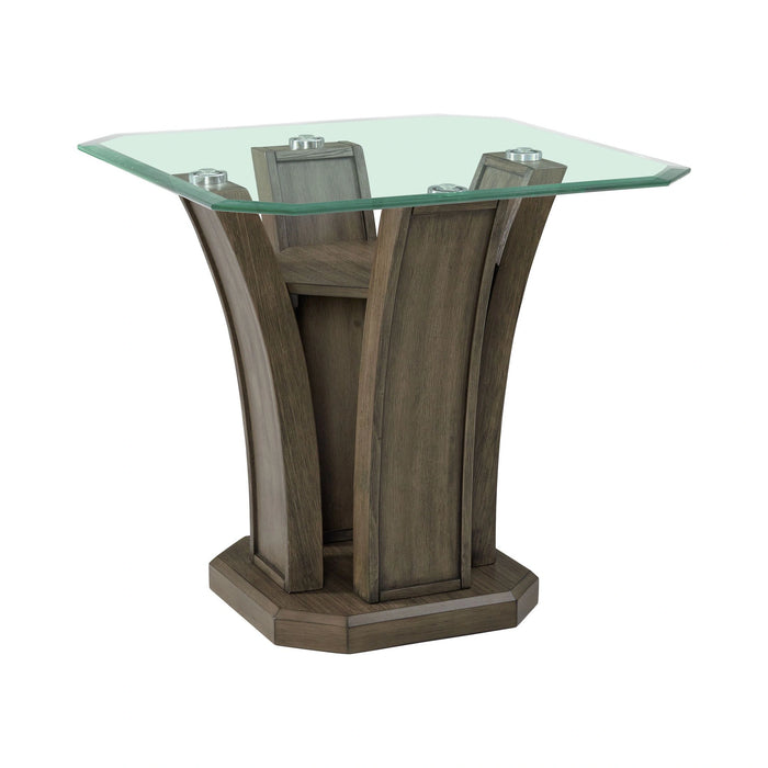 Dapper Square End Table Grey - Tony’s Furniture Store & Linen (GA) - Multi Location
