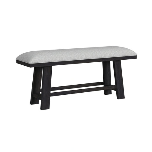 Transcend Bench with Light Grey Fabric in Charcoal - Tony’s Furniture Store & Linen (GA) - Multi Location