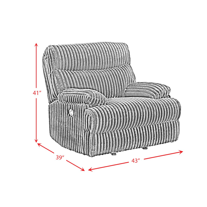Admiral Recliner in Masis Black - Tony’s Furniture Store & Linen (GA) - Multi Location