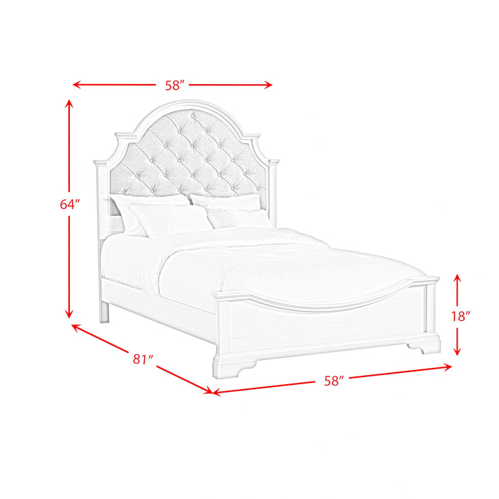 Eastwood Youth UPH Bedroom Set in Off-White - Tony’s Furniture Store & Linen (GA) - Multi Location