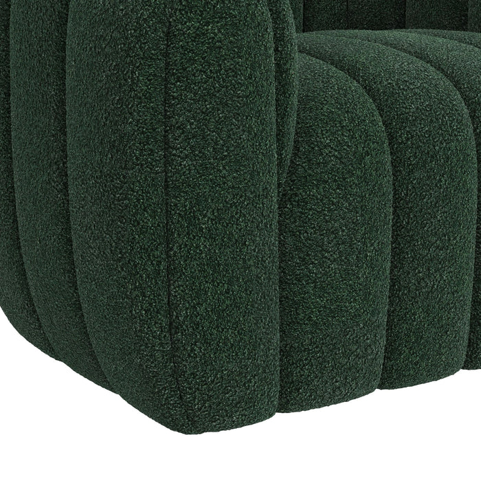Flamingo Swivel Chair in Ching Hunter Green - Tony’s Furniture Store & Linen (GA) - Multi Location
