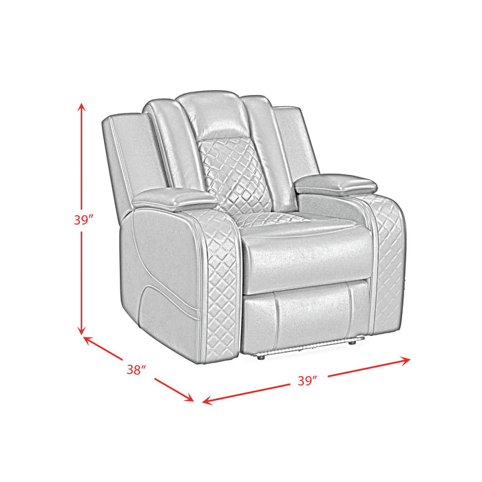 Carlo Power Motion Recliner with Power Headrest, LED - Tony’s Furniture Store & Linen (GA) - Multi Location