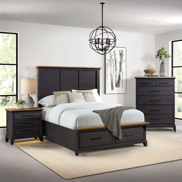 Montrose Storage Bedroom Set in Espresso & Brown - Tony’s Furniture Store & Linen (GA) - Multi Location