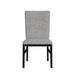 Marlene Dining Side Chair with Grey Fabric in Black (2 Per Carton) - Tony’s Furniture Store & Linen (GA) - Multi Location