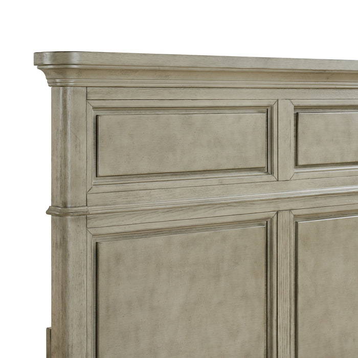 Whit-Ash Panel Bed in Light Grey - Tony’s Furniture Store & Linen (GA) - Multi Location