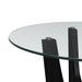 Oregon Round Table in Black - Tony’s Furniture Store & Linen (GA) - Multi Location