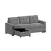 Homer 2PC Sectional Set in Clementine Grey - Tony’s Furniture Store & Linen (GA) - Multi Location