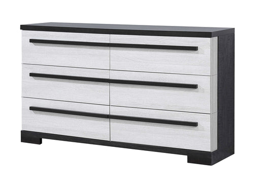REMINGTON DRESSER CHALK/EBONY - Tony’s Furniture Store & Linen (GA) - Multi Location