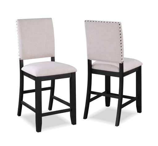 REGENT COUNTER HEIGHT CHAIR CHARCOAL BLACK - Tony’s Furniture Store & Linen (GA) - Multi Location