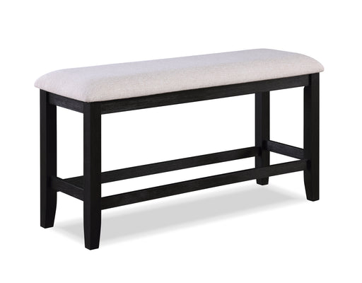 REGENT COUNTER HEIGHT BENCH CHARCOAL BLACK - Tony’s Furniture Store & Linen (GA) - Multi Location