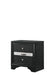 REGATA NIGHTSTAND BLACK/SILVER - Tony’s Furniture Store & Linen (GA) - Multi Location
