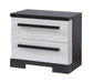REMINGTON NIGHTSTAND CHALK/EBONY - Tony’s Furniture Store & Linen (GA) - Multi Location