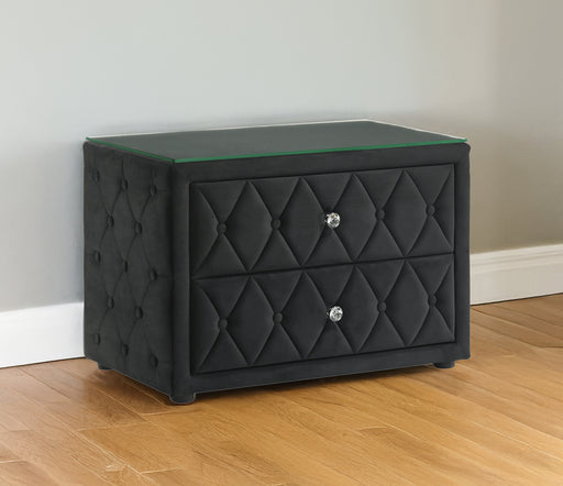 JOSEPHINE NIGHTSTAND BLACK - Tony’s Furniture Store & Linen (GA) - Multi Location