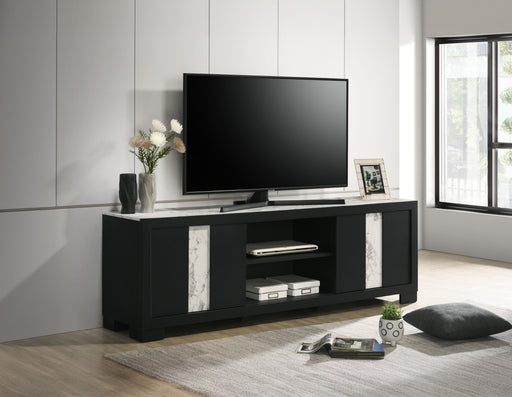 RANGLEY TV STAND - BLACK - Tony’s Furniture Store & Linen (GA) - Multi Location