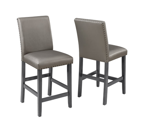 BANKSTON COUNTER HEIGHT CHAIR W/NAILHEAD - Tony’s Furniture Store & Linen (GA) - Multi Location