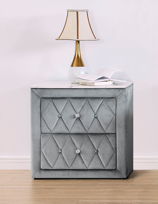 ANNABELLE NIGHTSTAND GREY - Tony’s Furniture Store & Linen (GA) - Multi Location