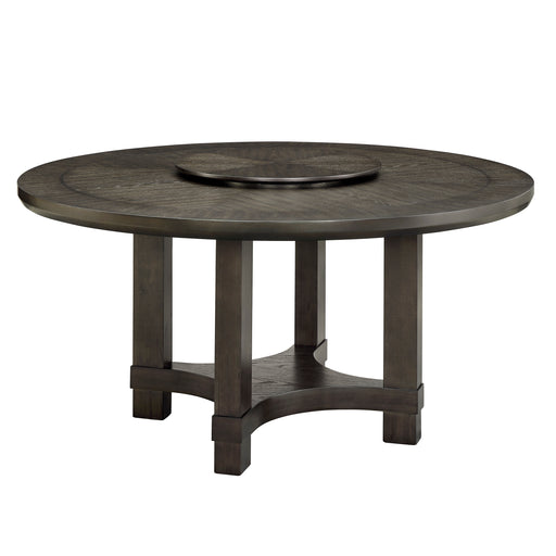JEFFRIES ROUND TABLE W/LAZY SUSAN - Tony’s Furniture Store & Linen (GA) - Multi Location