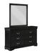 LOUIS PHILIP DRESSER BLACK - Tony’s Furniture Store & Linen (GA) - Multi Location