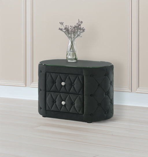 VOLTARE NIGHTSTAND BLACK - Tony’s Furniture Store & Linen (GA) - Multi Location