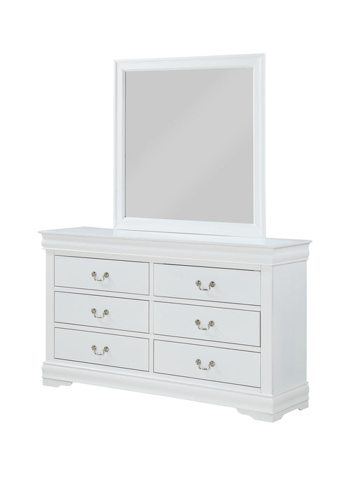 LOUIS PHILIP DRESSER WHITE - Tony’s Furniture Store & Linen (GA) - Multi Location