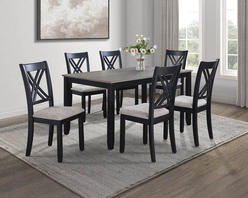 ELOISE 7-PC DINETTE SET LIGHT GREY - Tony’s Furniture Store & Linen (GA) - Multi Location