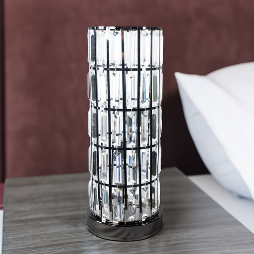 COLUMN TABLE LAMP BLACK NICKEL - Tony’s Furniture Store & Linen (GA) - Multi Location