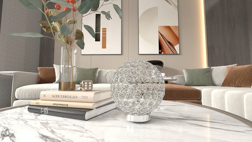 CRYSTAL GLOBE TABLE LAMP - Tony’s Furniture Store & Linen (GA) - Multi Location