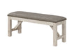 MARIBELLE BENCH CHALK WARM GREY - Tony’s Furniture Store & Linen (GA) - Multi Location