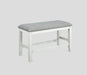 FULTON COUNTER HEIGHT BENCH WHITE - Tony’s Furniture Store & Linen (GA) - Multi Location