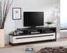 REMINGTON TV STAND CHALK/EBONY - Tony’s Furniture Store & Linen (GA) - Multi Location