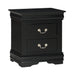 LOUIS PHILIP NIGHTSTAND BLACK - Tony’s Furniture Store & Linen (GA) - Multi Location
