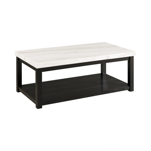 Marcello White Rectangular Coffee Table W/ Casters ISTA3 Packaging - Tony’s Furniture Store & Linen (GA) - Multi Location