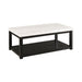 Marcello White Rectangular Coffee Table W/ Casters ISTA3 Packaging - Tony’s Furniture Store & Linen (GA) - Multi Location
